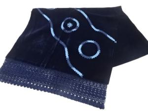 ビロード　リボン刺繍　ショール